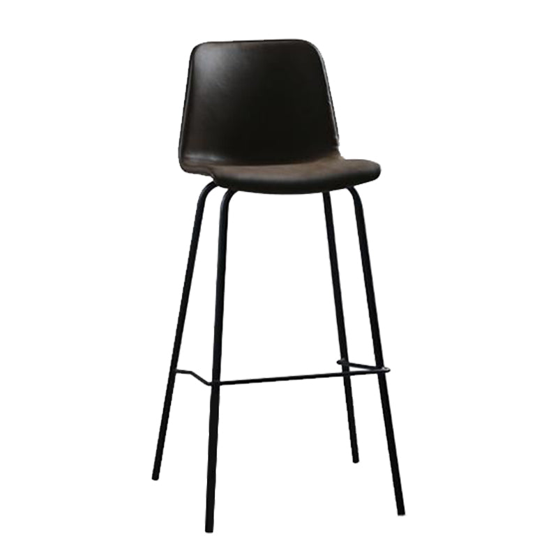 Bucket Dining Stools Contemporary Bar Stools with Metal Base