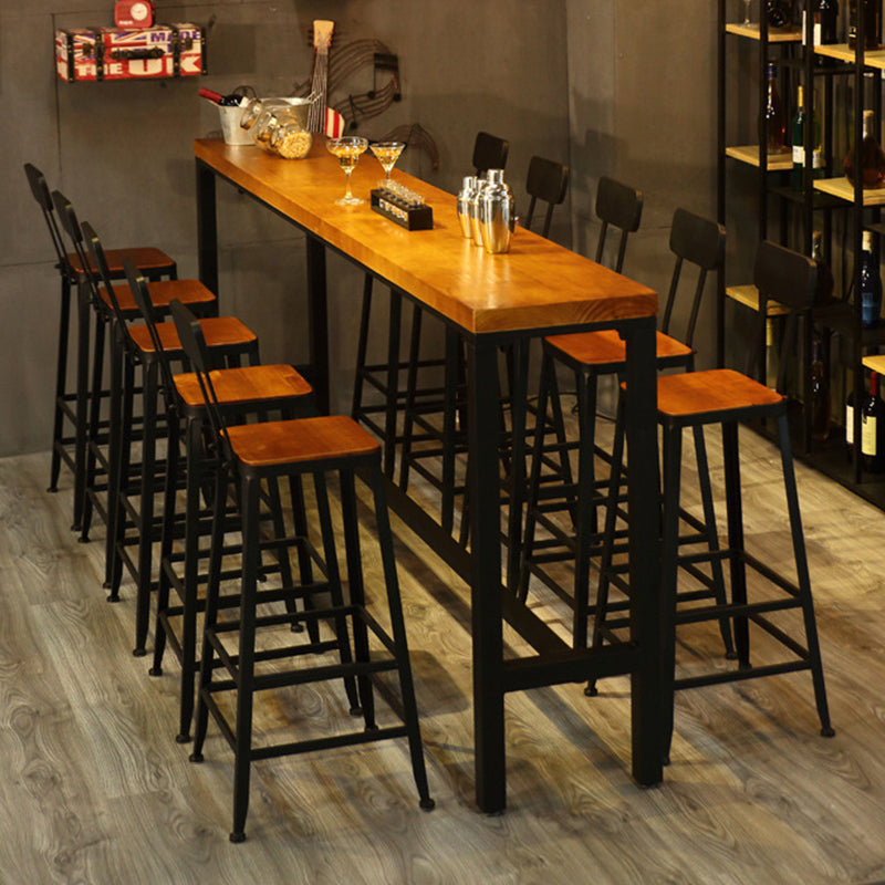 Low Back Dining Stools Contemporary Bar Stools with Metal Base