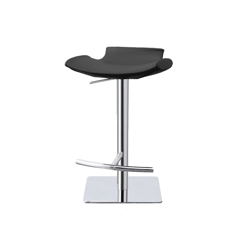 Industrial Style Bar Stool Leather Adjustable Counter Stool for Bristol