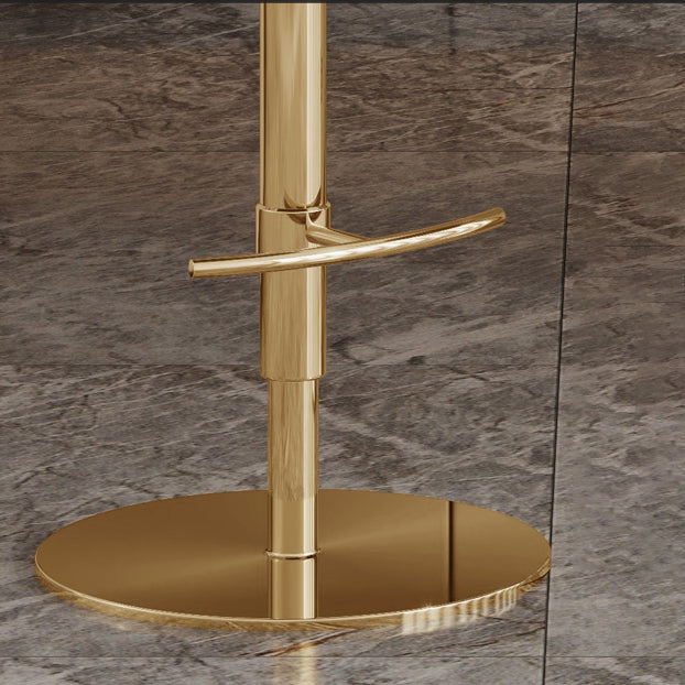 Adjustable Swivel Bar Stool Leather Backrest Counter Stool for Bristol