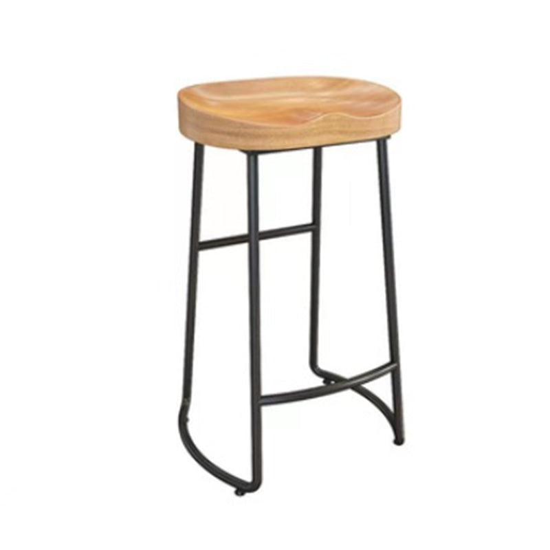 Modern Bar Table Set 1/7 Pieces Solid Wood Rectangle Bar table with Backless Stools