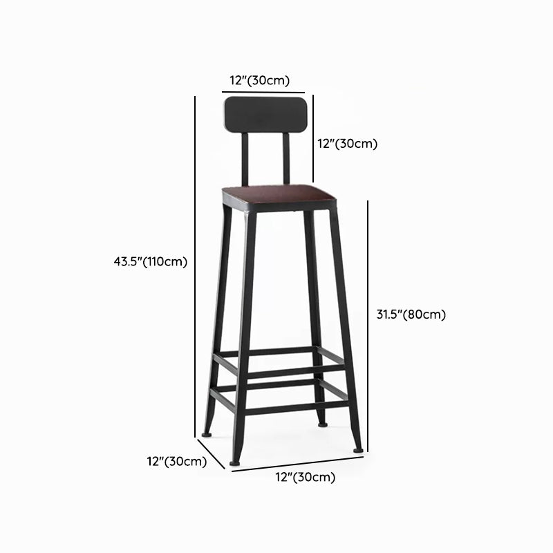 Industrial Style Bar Set 1/5 Pieces Solid Wood Rectangle Pub Dining Set for Indoor