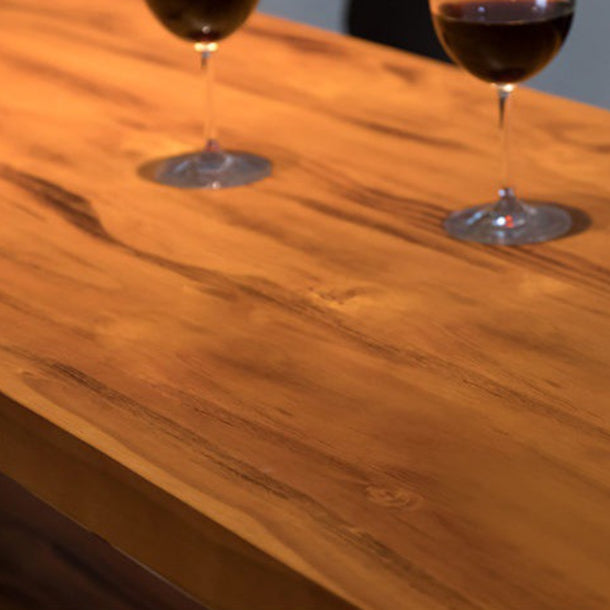 Industrial 1/2/7 Pieces Bar Table Set Rectangle Pine Wood Counter Table with High Stools