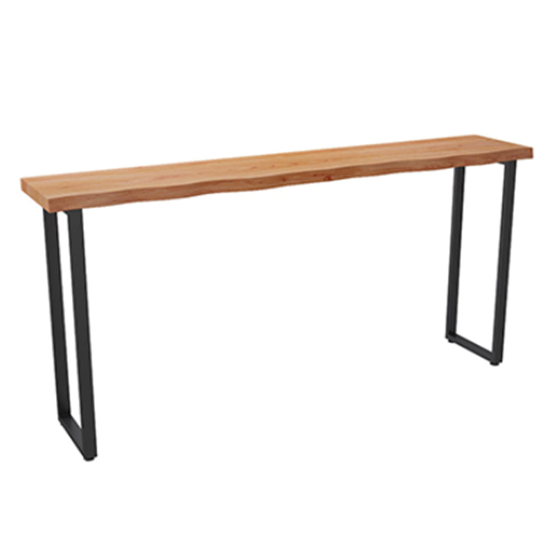 Contemporary Bar Table Set 1/2/4 Pieces Solid Wood Pub Table Set for Indoor