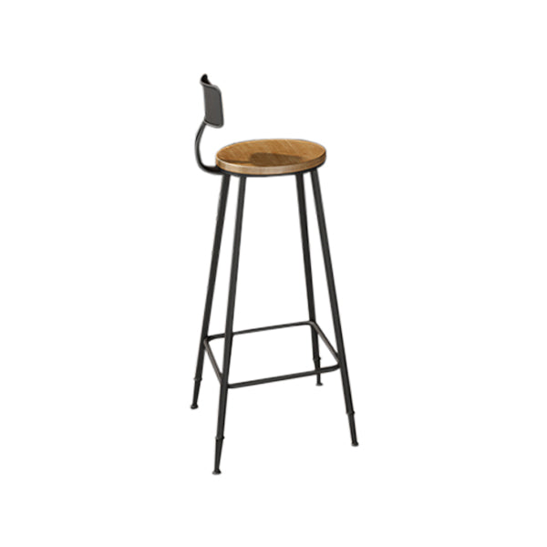 Modern 1/11 Pieces Bar Table Set Rectangle Wood Counter Table with High Stools