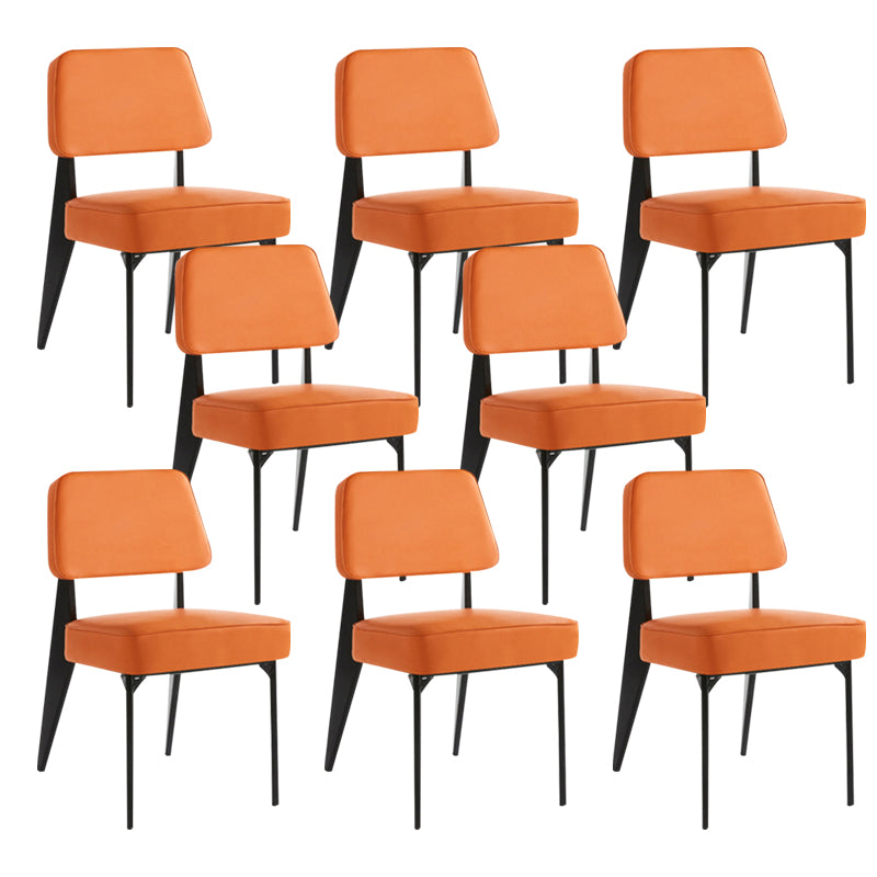 PU Leather Dining Chairs Contemporary Kitchen Dining Side Chair