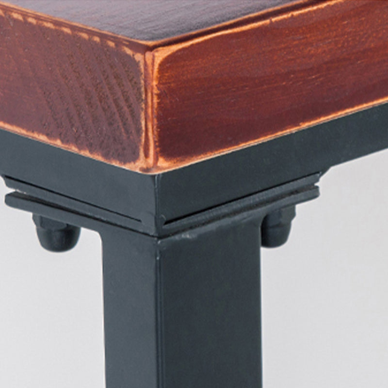 Solid Wood Bar Table Industrial Style Dining Table for Kitchen