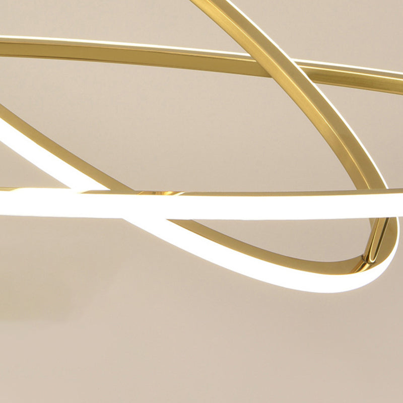 Strip Shape Island Lamp LED Island Hanging Light with Silica Gel Shade for Dining Room