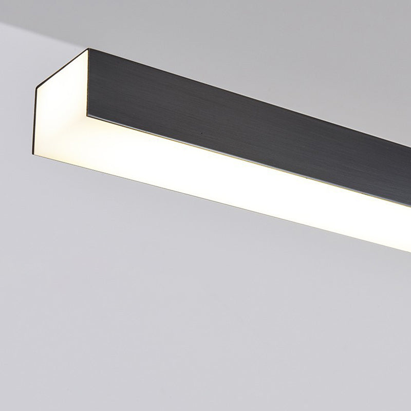 Nordic LED Island Lighting Fixture Simple Metallic Pendant Light for Dining Room