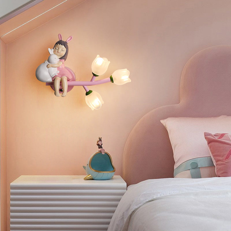 Modern Style Wall Light Fixture Colorful Wall Light Sconce for Bedroom