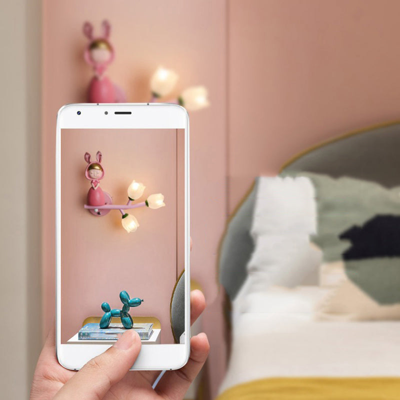 Modern Style Wall Light Fixture Colorful Wall Light Sconce for Bedroom