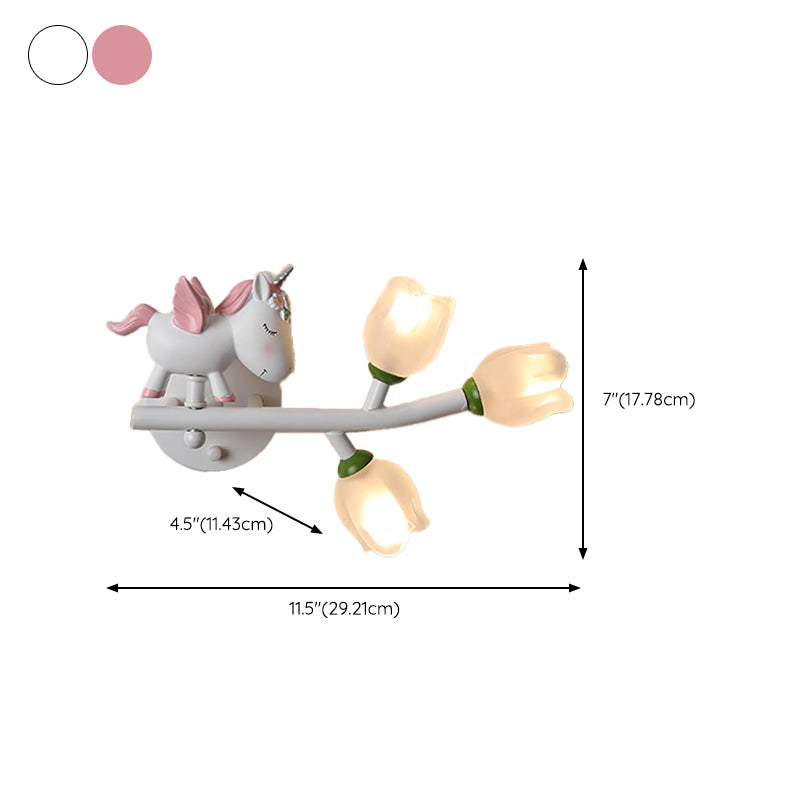 Modern Style Wall Light Fixture Colorful Wall Light Sconce for Bedroom