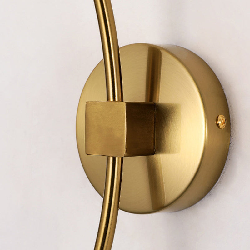 Modern Wall Sconce Flower Wall Light Fixture with Acrylic and Metal for Bedroom