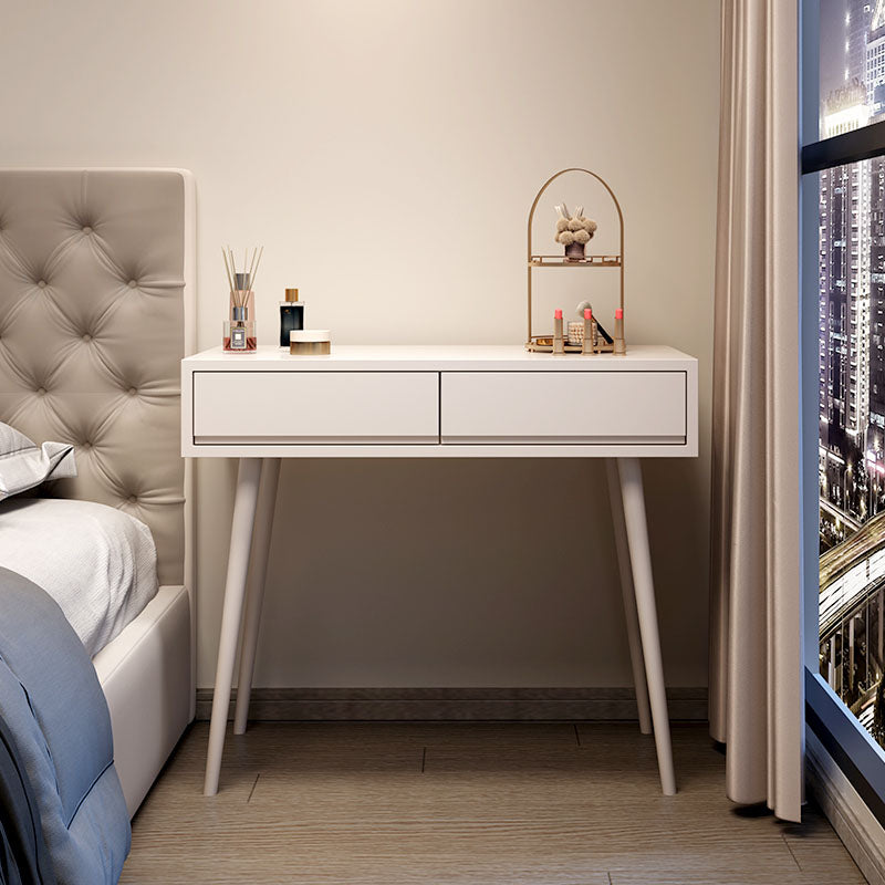 Modern Lighted Mirror Dressing Table Bedroom Makeup Table with Stool Set
