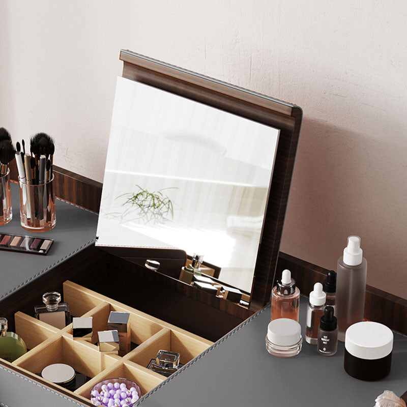3 Drawer Dressing Table Storage Box with Makeup Table and Stool