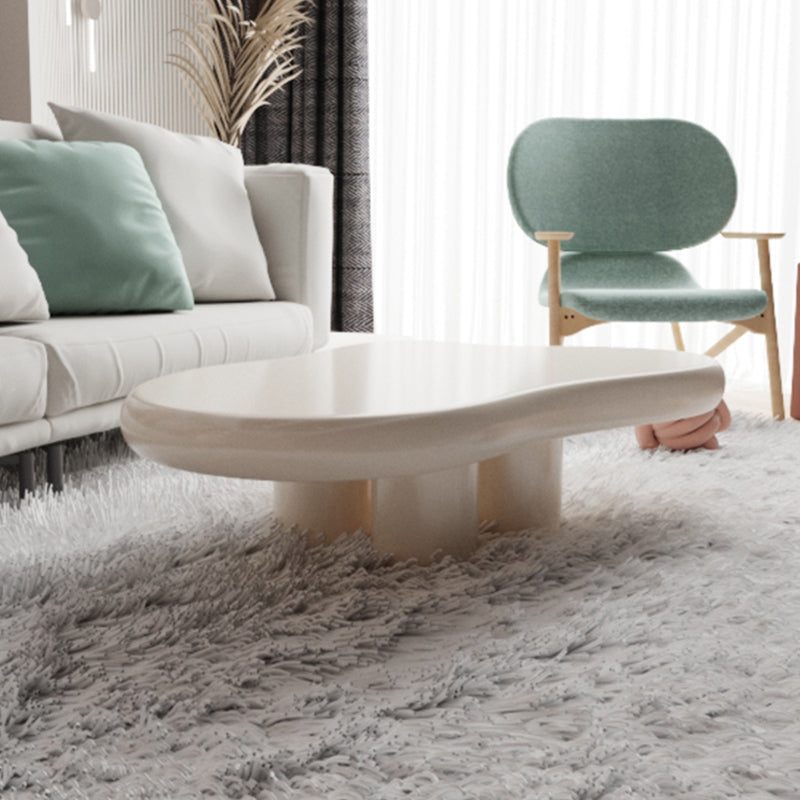 35" Wide Contemporary Coffee Table Wooden Coffee Cocktail Table