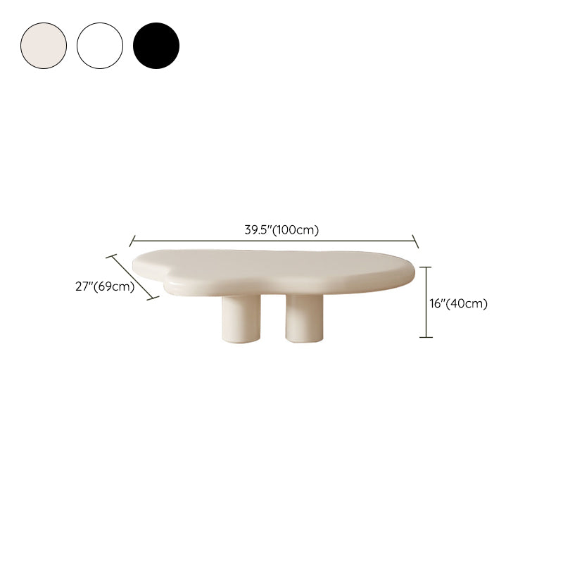 35" Wide Contemporary Coffee Table Wooden Coffee Cocktail Table