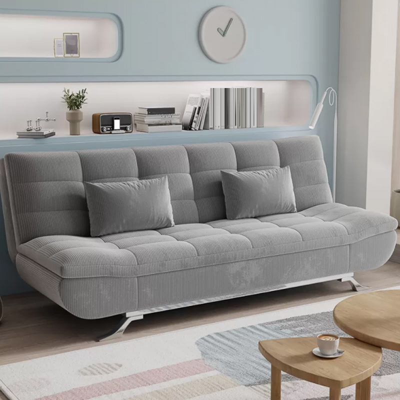 25" Wide Glam Sofa Bed Futon Cushion Back Sleeper Sofa with Storage