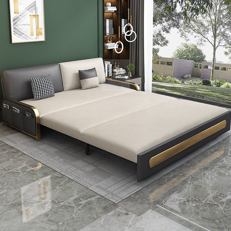 Pillow Back Sofa Futon Pillow Included Futon Sofa Bed with Storage