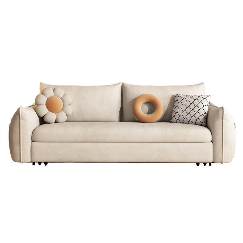 31" Wide Scandinavian Sofa Bed Pillow Included Folding Futon Sleeper Sofa