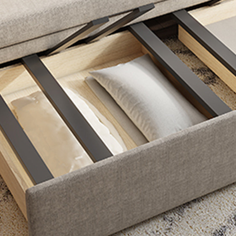 32" Wide Contemporary Sofa Bed Pillow Included White Sleeper Sofa