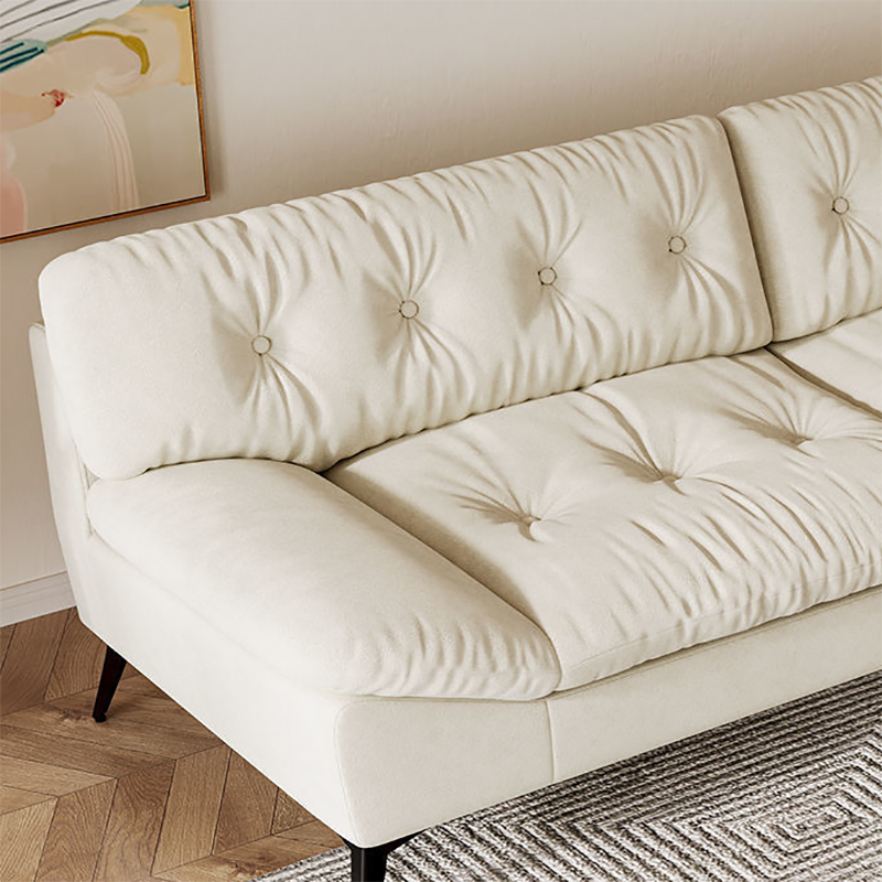 Modern Living Room Armless Tufted Split-Back Standard Seating