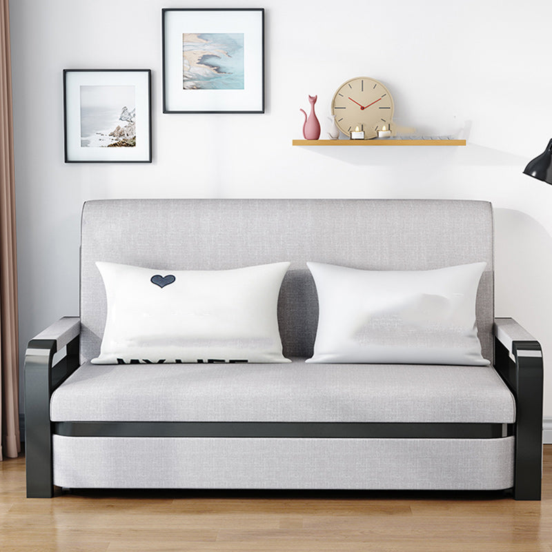 30" Wide Contemporary Futon Sofa Bed Cushion Back Futon Sleeper Sofa