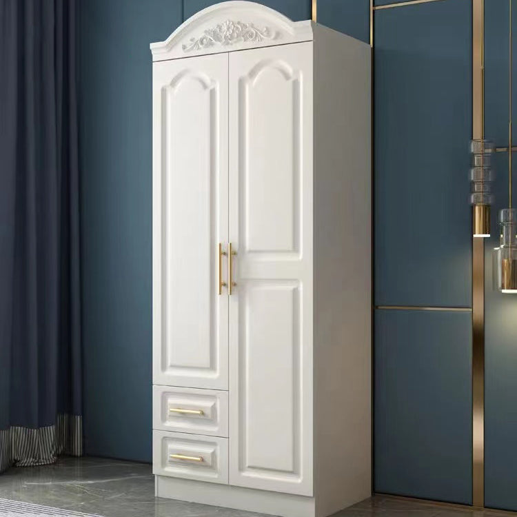 French Country Wardrobe Closet White Wardrobe Cabinet with Shelves