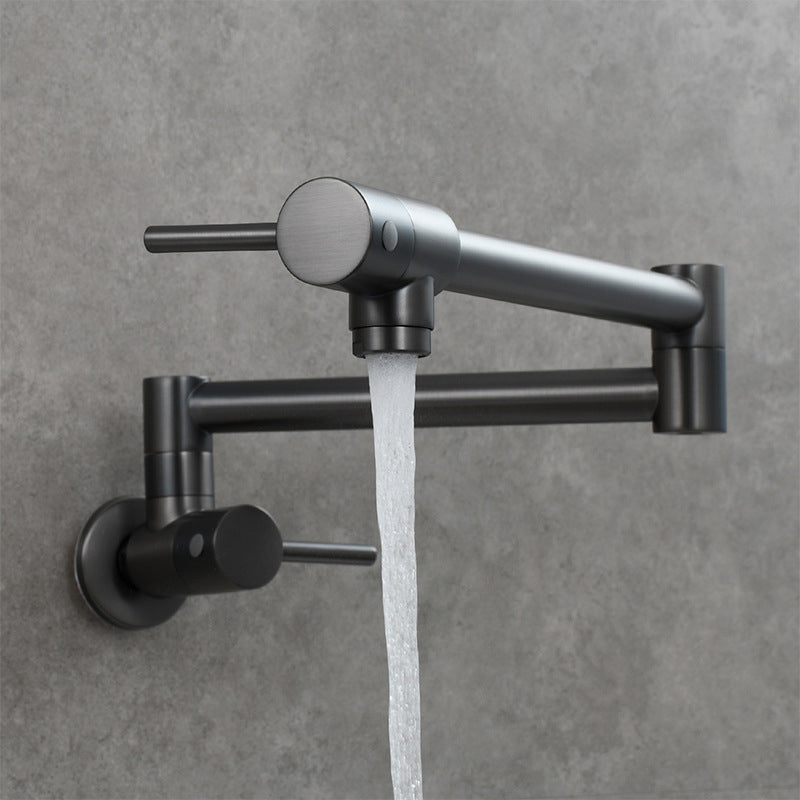 1-Handle Faucet 1-Hole Touchless Single Level Low Profile Pot Filler Kitchen Faucet