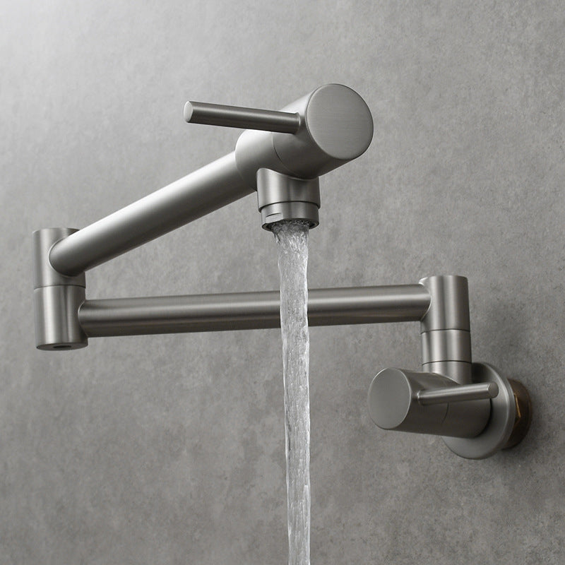 1-Handle Faucet 1-Hole Touchless Single Level Low Profile Pot Filler Kitchen Faucet