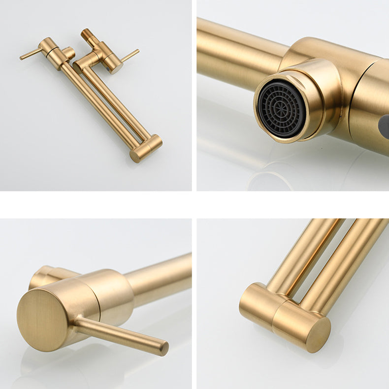 1-Handle Faucet 1-Hole Touchless Single Level Low Profile Pot Filler Kitchen Faucet