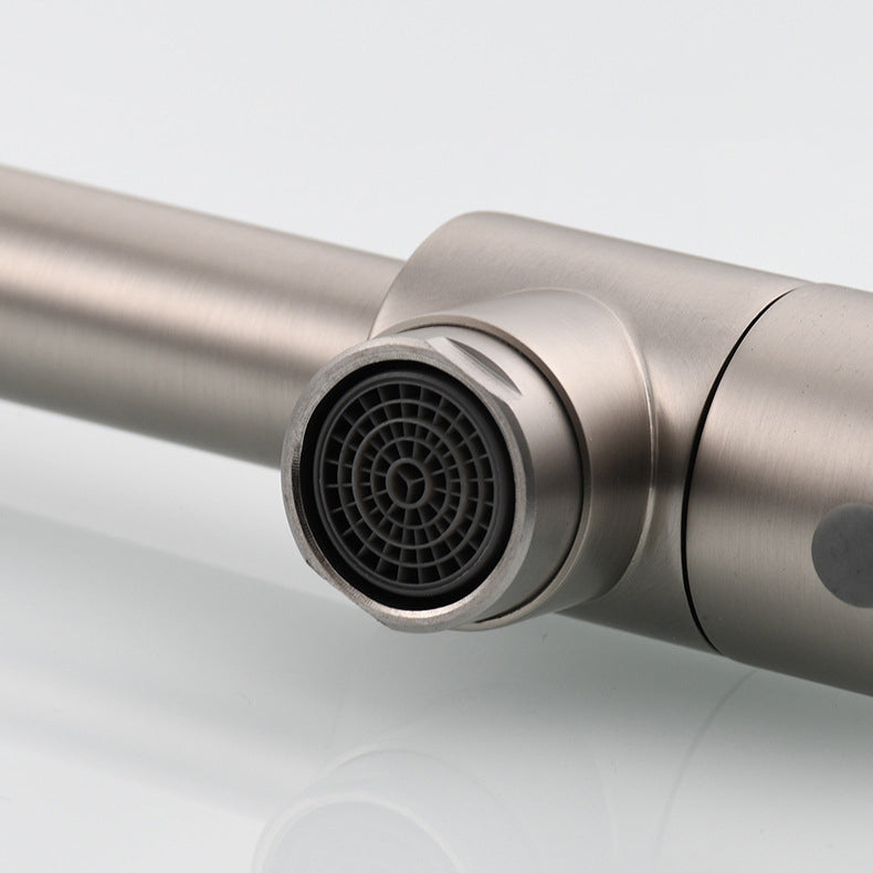 1-Handle Faucet 1-Hole Touchless Single Level Low Profile Pot Filler Kitchen Faucet