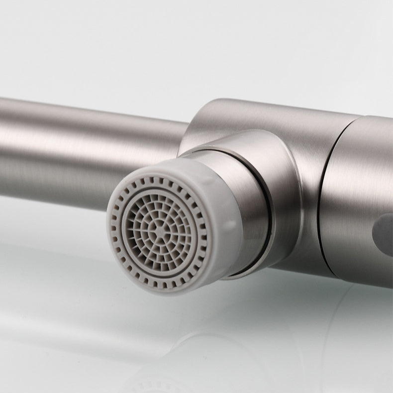 1-Handle Faucet 1-Hole Touchless Single Level Low Profile Pot Filler Kitchen Faucet