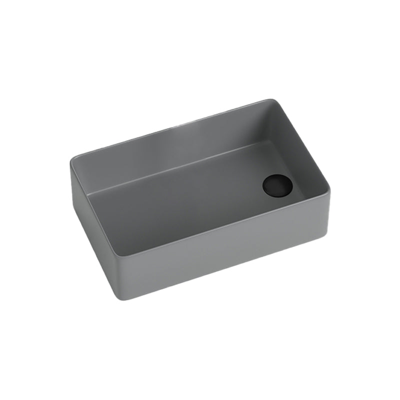 Modern Style Bathroom Sink Stainless Steel Rectangle Bathroom Sink