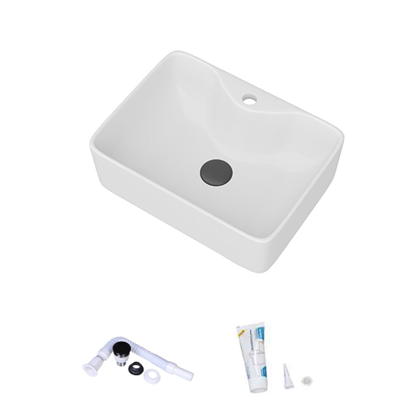 White Rectangular Trough Bathroom Sink Modern Trough Bathroom Sink