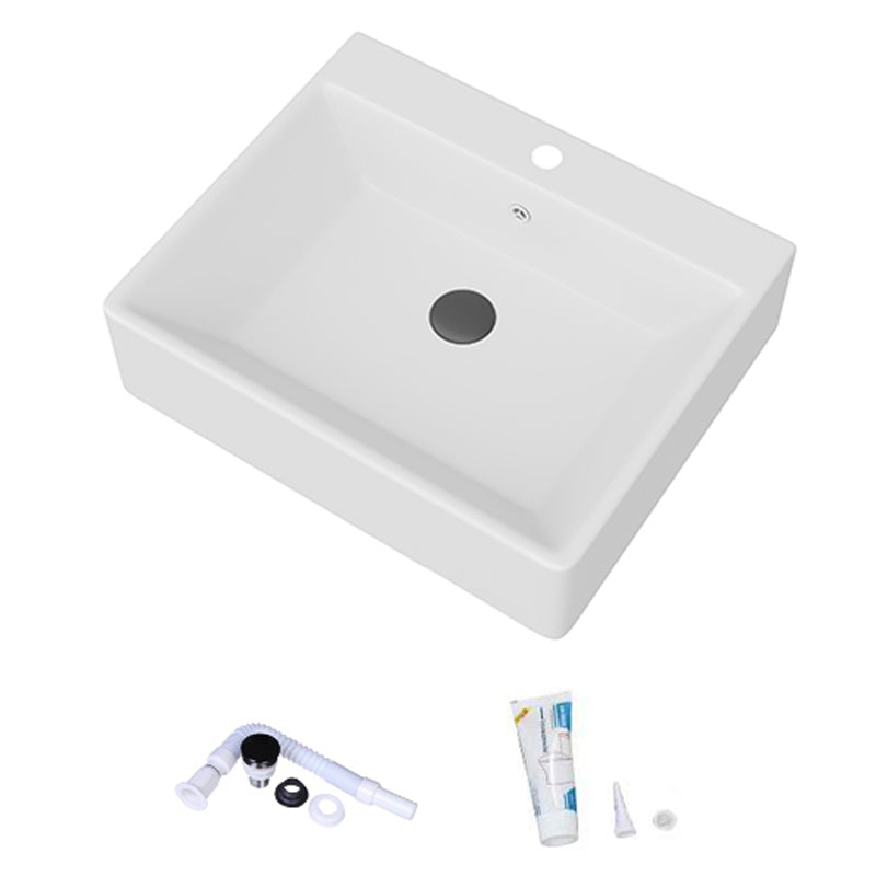 White Rectangular Trough Bathroom Sink Modern Trough Bathroom Sink