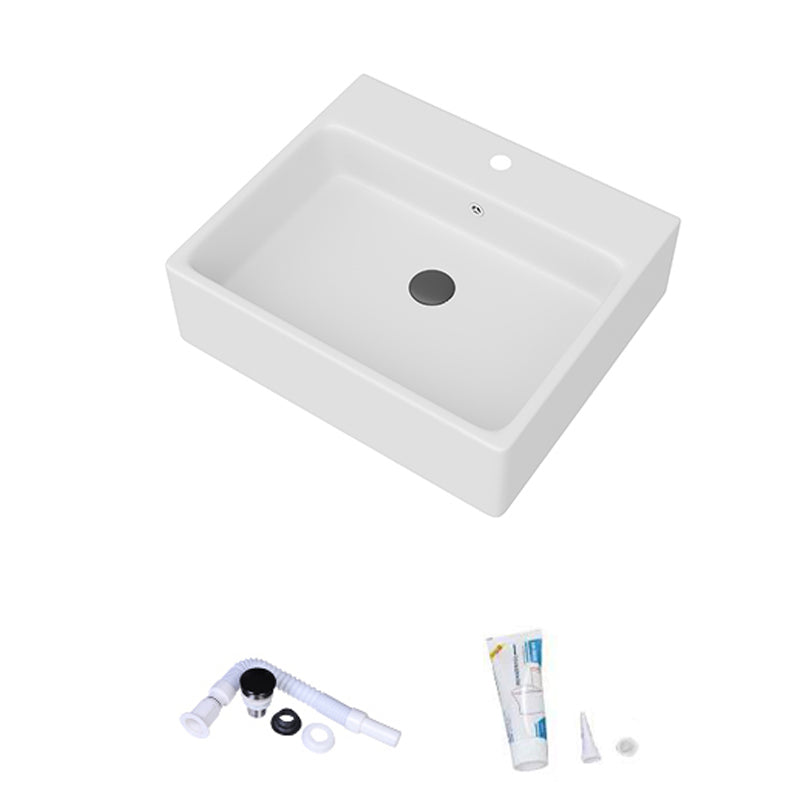 White Rectangular Trough Bathroom Sink Modern Trough Bathroom Sink