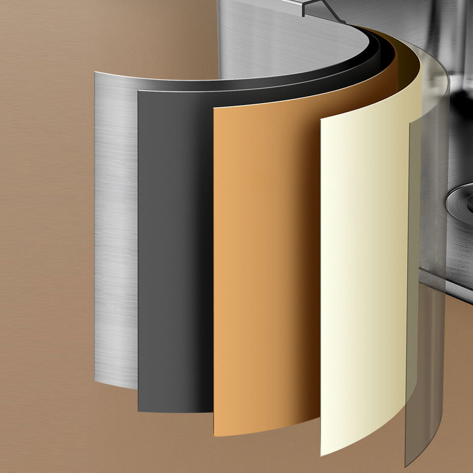 Modern Style Kitchen Sink Stainless Steel Noise-cancelling Design Drop-In Kitchen Sink