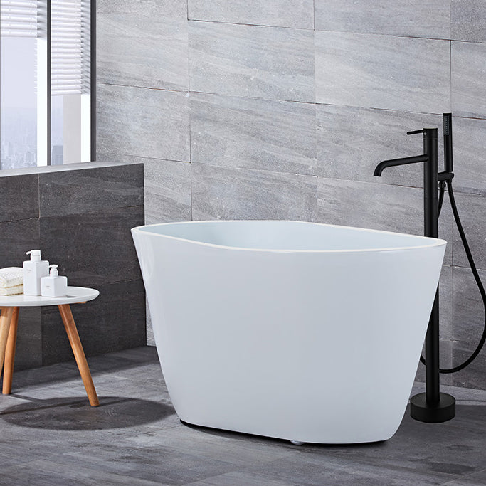 Modern Floor Mounted Metal Freestanding Tub Filler One Handle Freestanding Tub Filler Trim