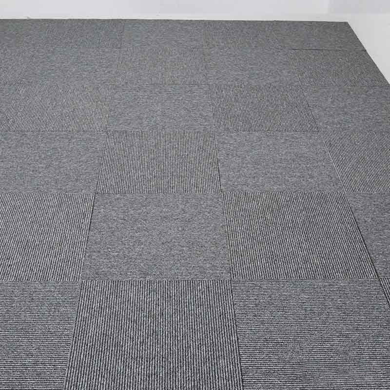 Carpet Tile Non-Skid Fade Resistant Geometry Loose Lay Carpet Tiles Living Room