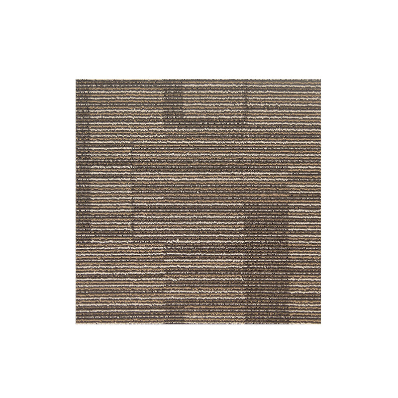 Carpet Tile Non-Skid Fade Resistant Striped Loose Lay Carpet Tiles Living Room