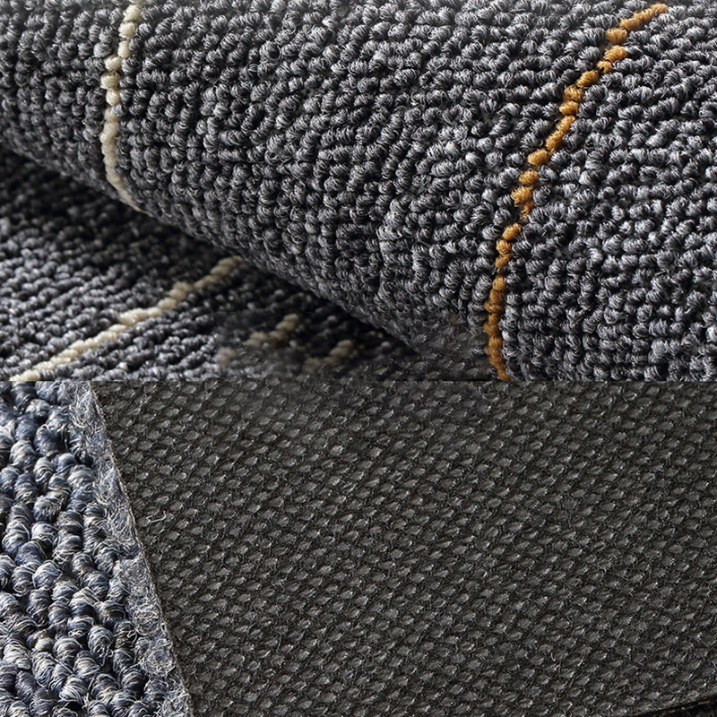 Carpet Tile Non-Skid Fade Resistant Solid Color Self Peel and Stick Carpet Tiles