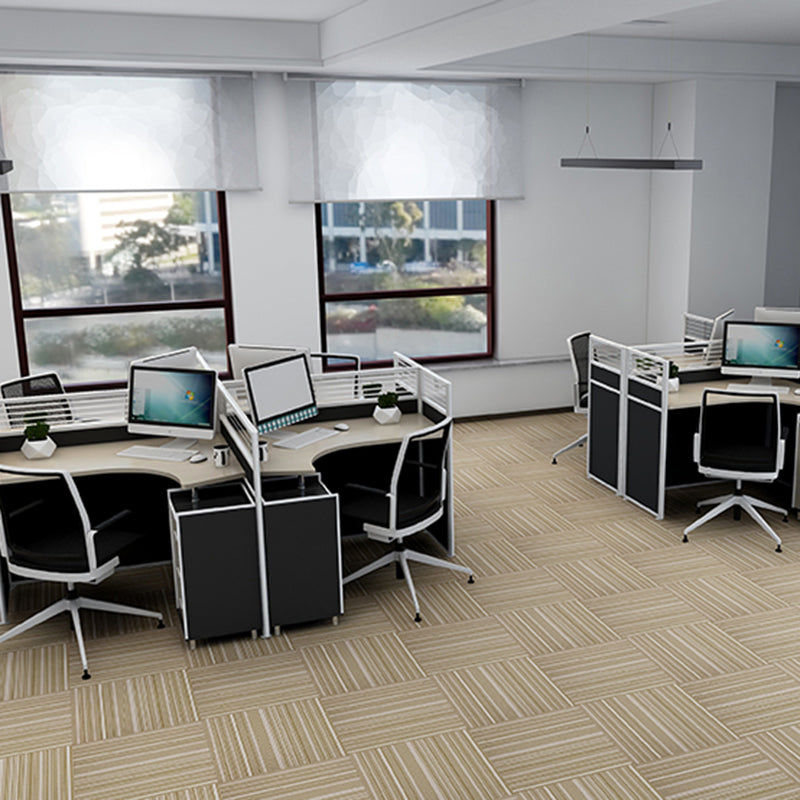 Carpet Tile Fade Resistant Solid Color Self Peel and Stick Carpet Tiles Living Room