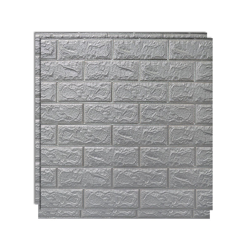 3D Embossed Wall Panel Colorful Waterproof Foam Indoor Wall Tile
