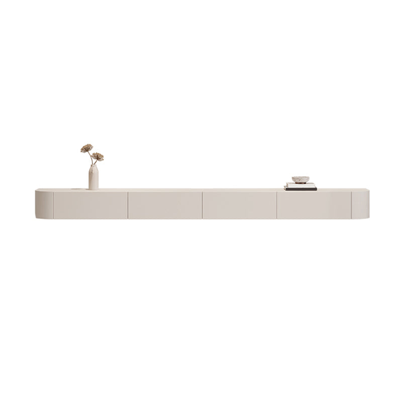 Contemporary Media Console Wall-mounted TV Stand Console with Drawers