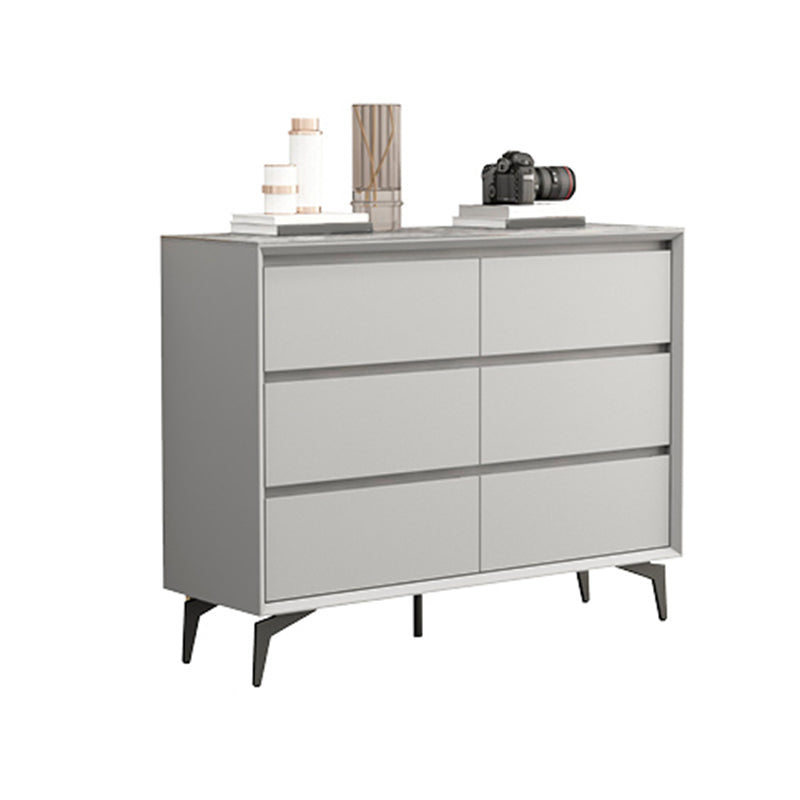 15.6-inch W Modern Storage Chest Stone Storage Chest Dresser with 3/6 Drawers