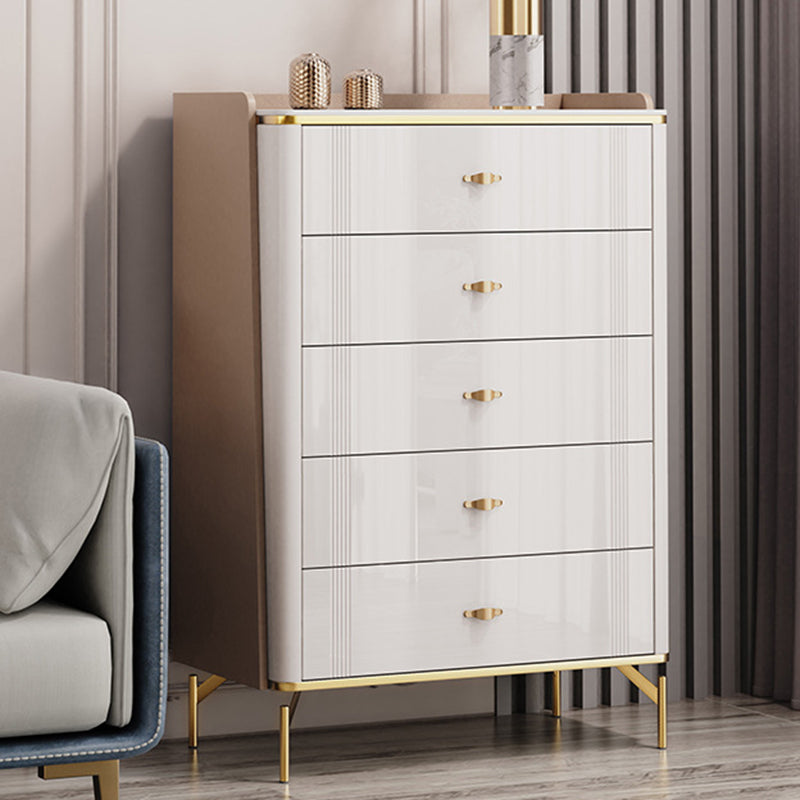 15.6" Width Classic Glam Storage Chest Stone Storage Chest Dresser