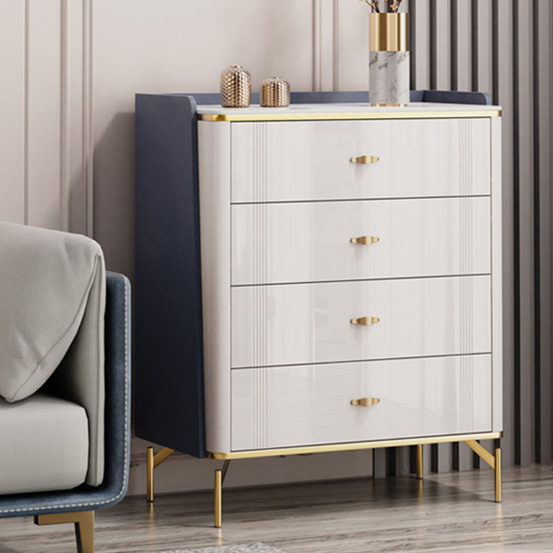 15.6" Width Classic Glam Storage Chest Stone Storage Chest Dresser