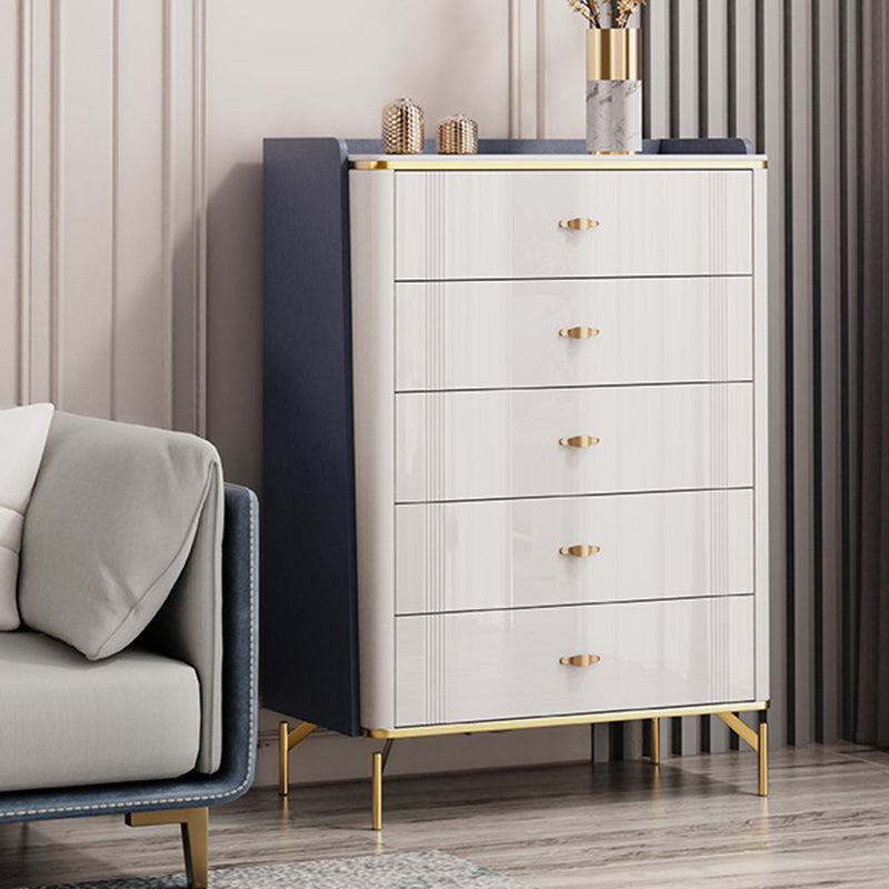 15.6" Width Classic Glam Storage Chest Stone Storage Chest Dresser