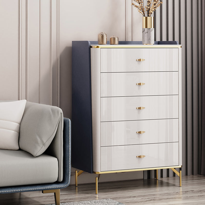 15.6" Width Classic Glam Storage Chest Stone Storage Chest Dresser